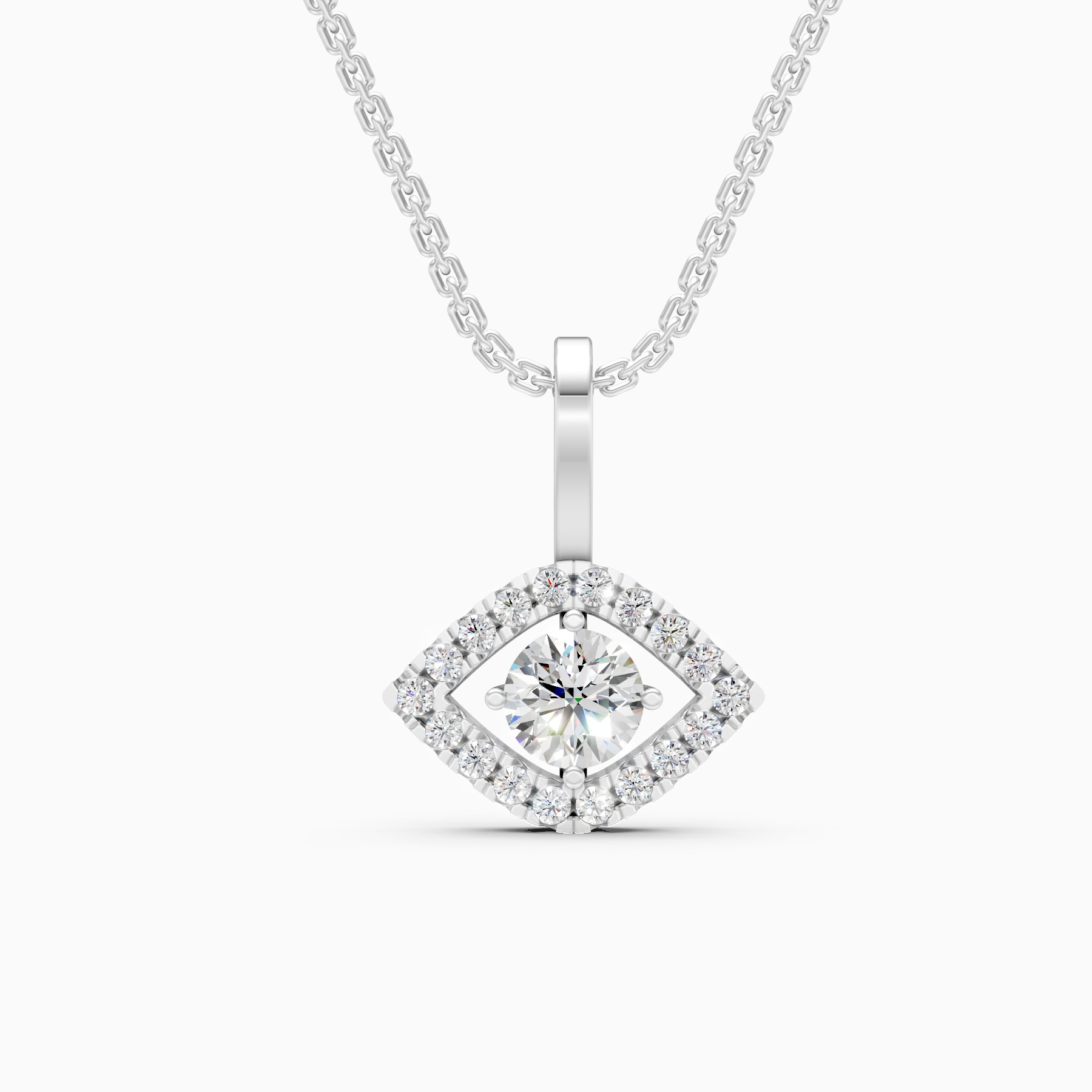 Twinkle Eye Lab Grown Diamond Pendant